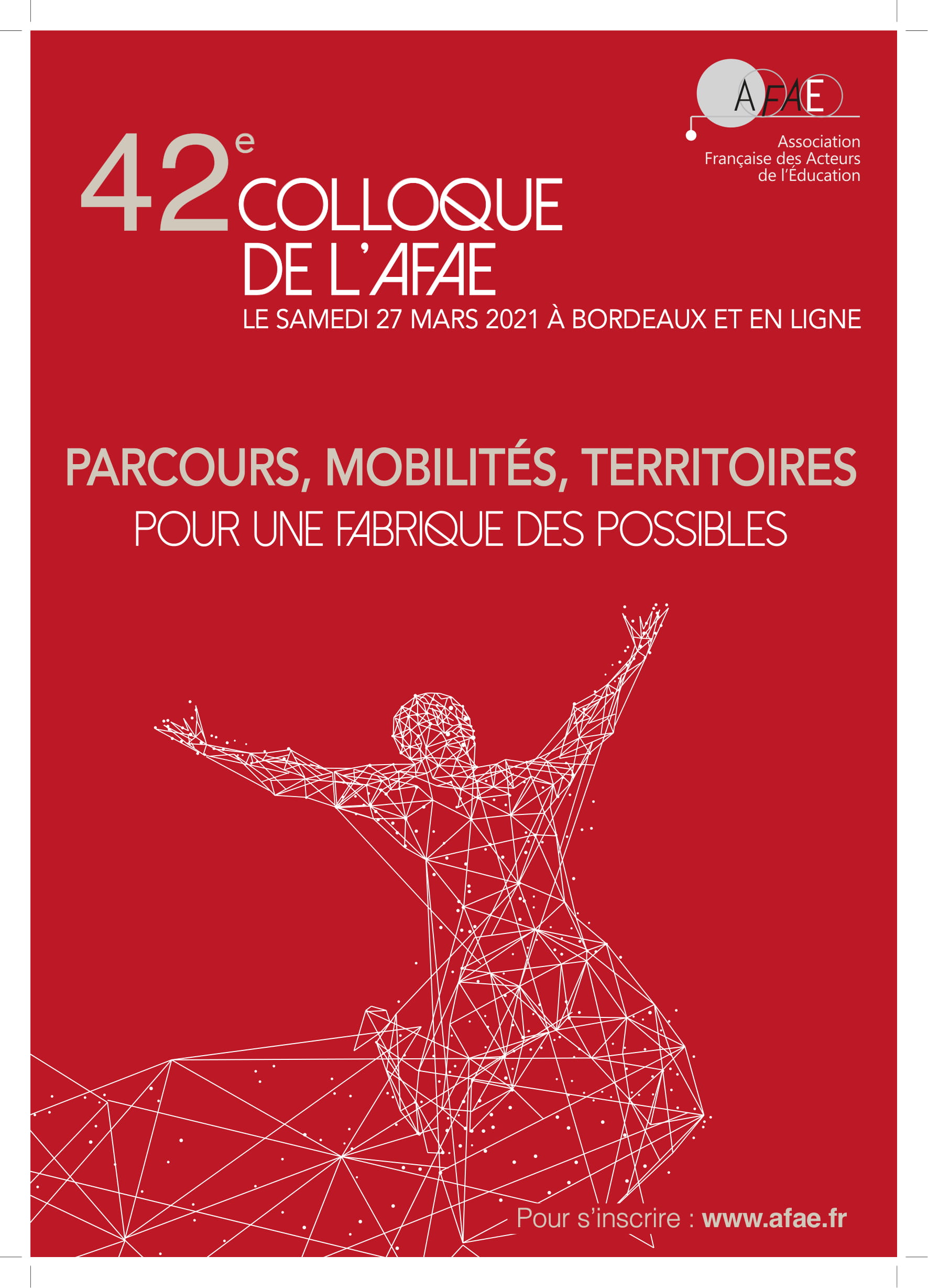 42e colloque : “Parcours, mobilités, territoires : pour une fabrique des possibles”